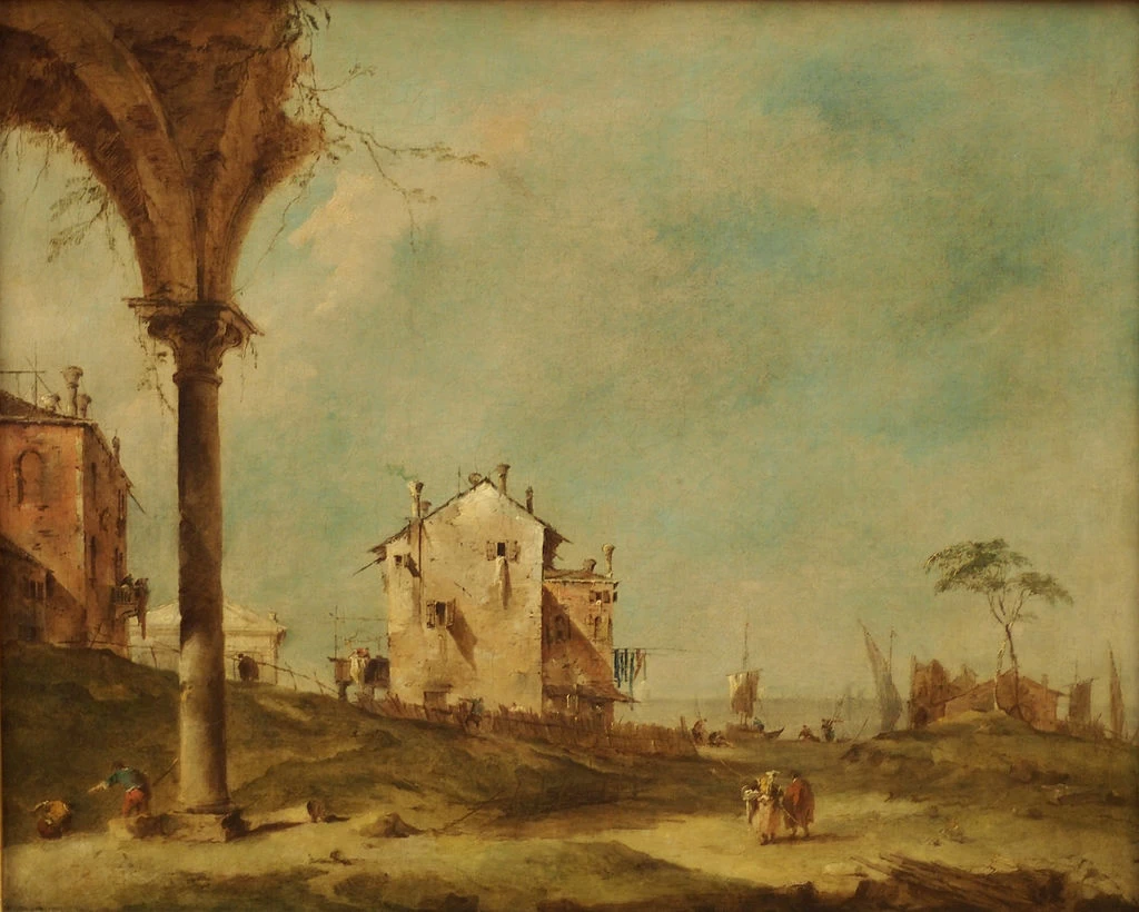 Paesaggio con casa e figure - Niedersächsisches Landesmuseum